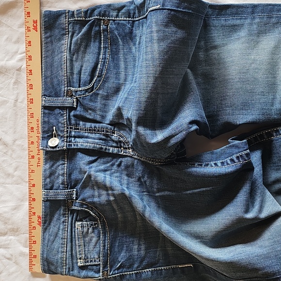 BKE Women's Deep Blue Straight Leg Jeans - Picture 9 of 12